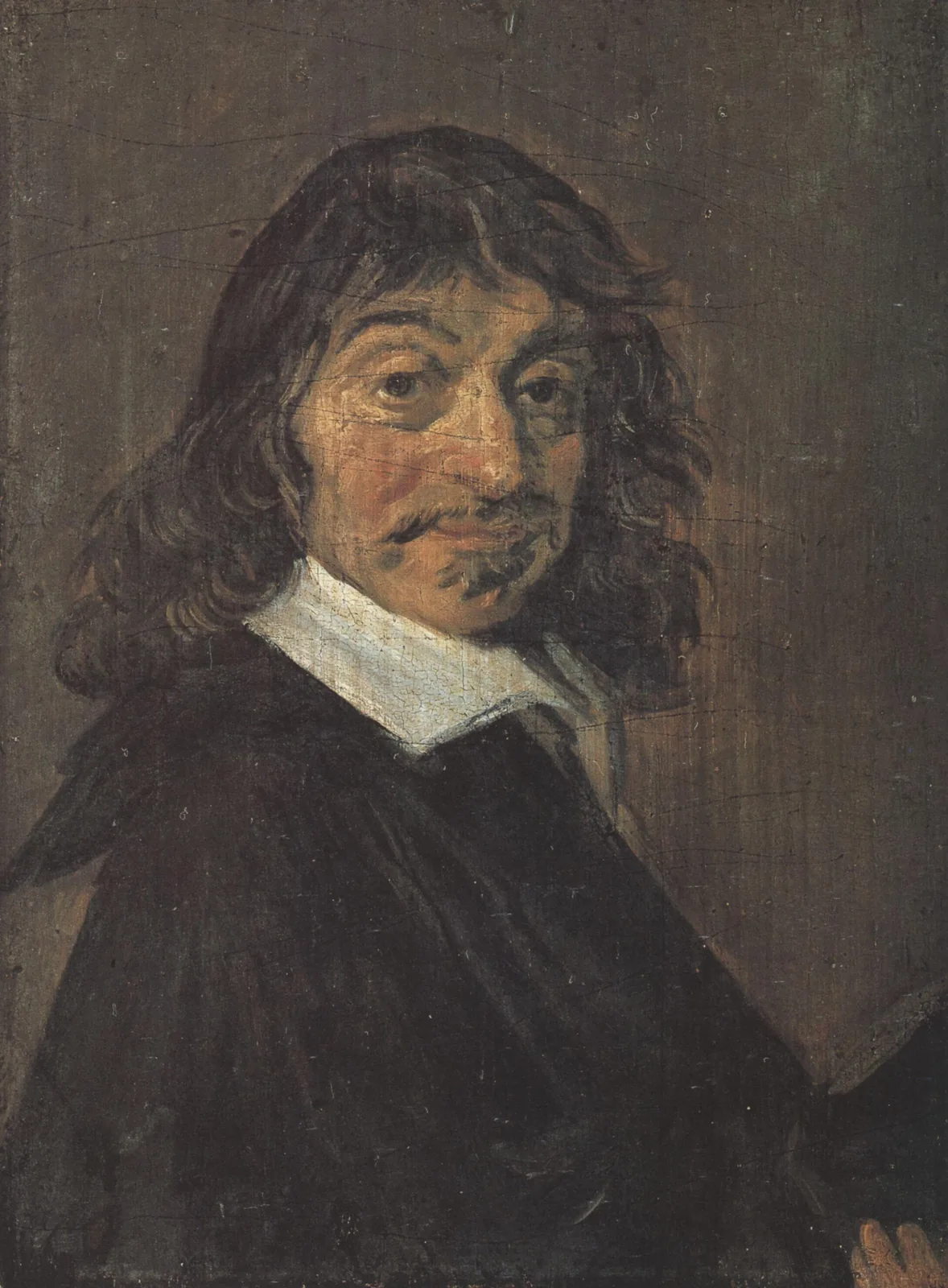 1649年、フランス・ハルスが描いたルネ・デカルトの肖像