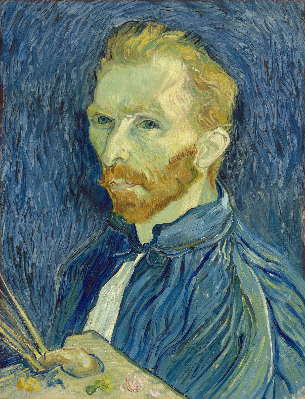 1889年のヴィンセント・ファン・ゴッホの自画像